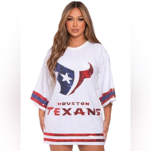 Sale‼️Houston Texans sequin dress. No discount - Picture 14 of 14